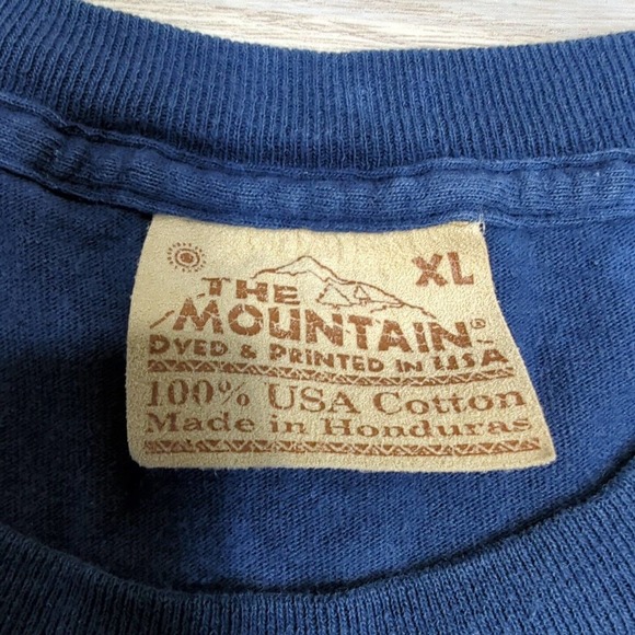 The Mountain Native American On Horse USA Tie Dye T-Shirt Mens XL/XXL, 90's - Picture 3 of 7